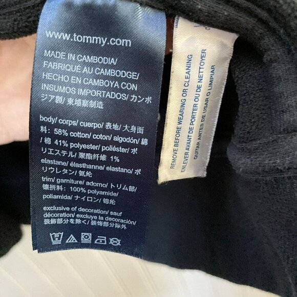 Tommy Hilfiger Men’s Bomber Yacht Ribbed Fleece Gray Black Bomber Jacket-XXL - Picture 8 of 12